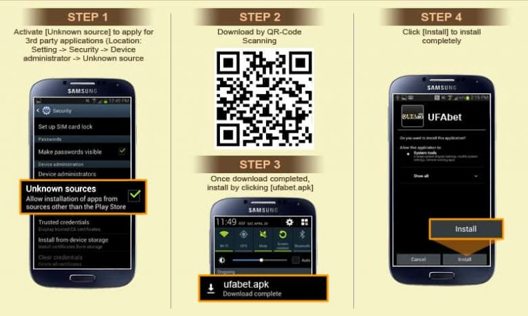 ขั้นตอนการ ดาวน์โหลด ufabet App บนมือถือ สำหรับ Android